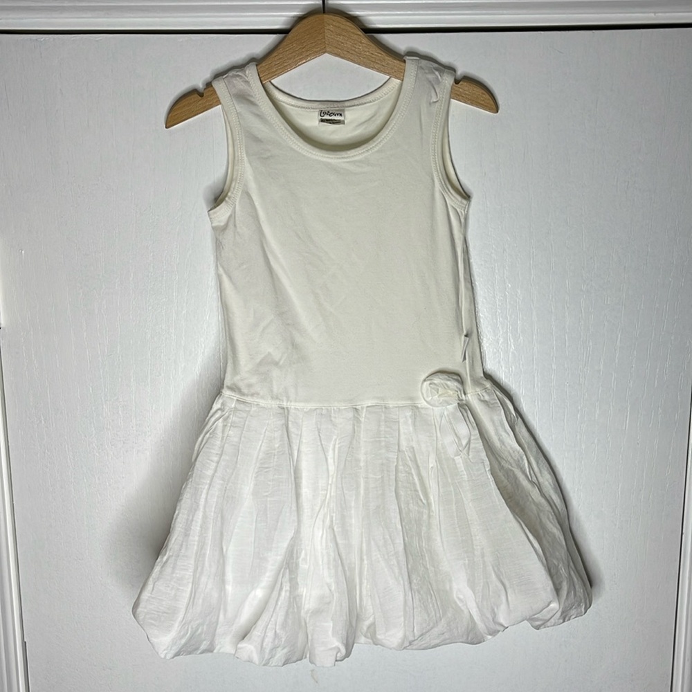 Jottum Designer White Bubble Dress
